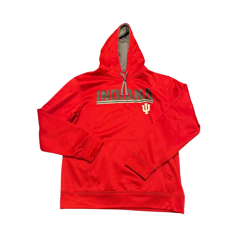 Indiana Hoosiers Red Hoodie Sweatshirt Athletic Pullover M